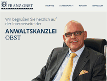 Tablet Screenshot of anwaltskanzlei-obst.de
